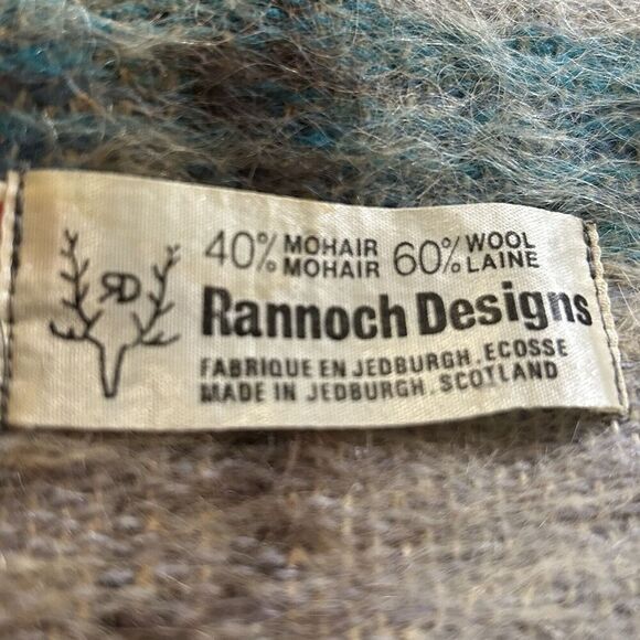 Rannoch Designs Vintage Mohair Wool Poncho Jacket Size OS - Picture 3 of 4